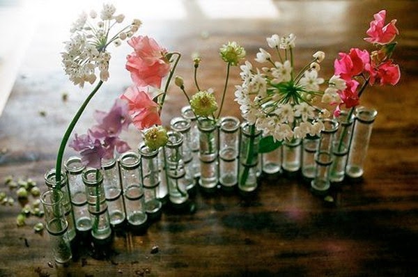 Cut flowers in enchanting decoration ideas