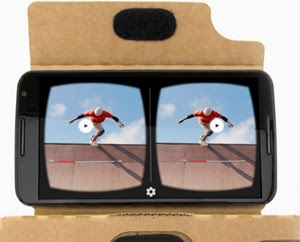 tampilan gambar VR dari Google cardboard