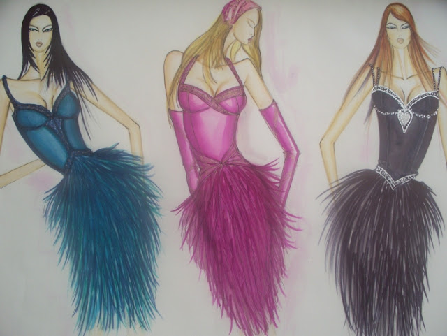 kohbar india: Apparel Dress Design and illustration