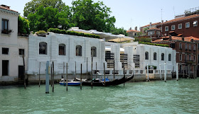 The Grand Canal frontage of the Palazzo Venier dei Leoni