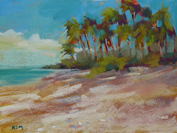 sand paint beach pastel painting pastels margulis karen paintings week walk watercolor kemstudios easy 9x12 purchase tutorials caribbean artist lessons