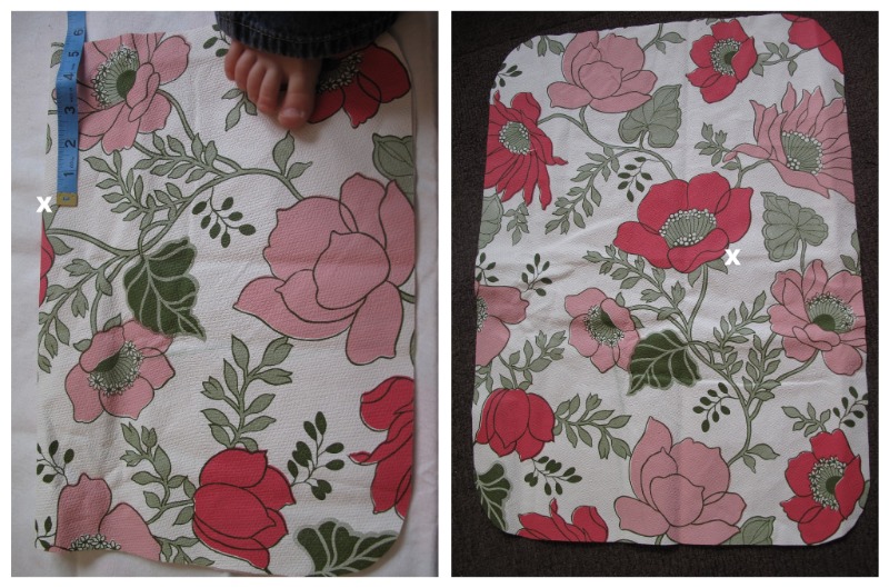 The Mary Frances Project: Tablecloth Diaper Changing Mat Tutorial