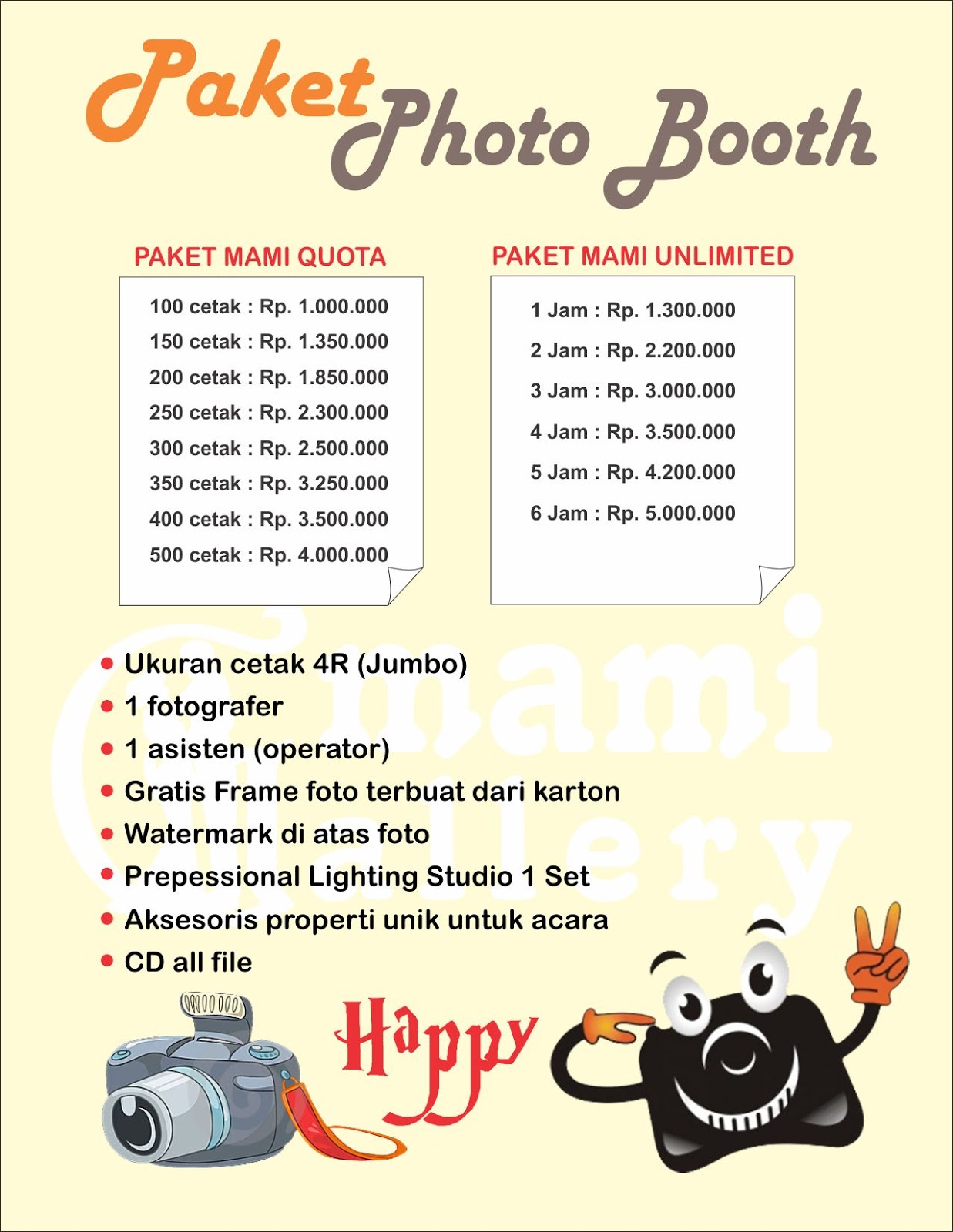 Daftar Harga Mari Photo Studio Medan Terbaru