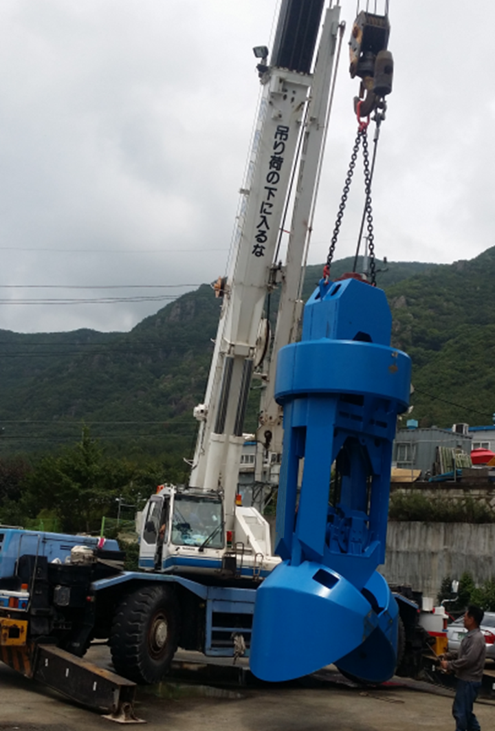 HJ (Heungjin Grab) Grab Heung Jin Hammer Grab for 3m Diameter Casing