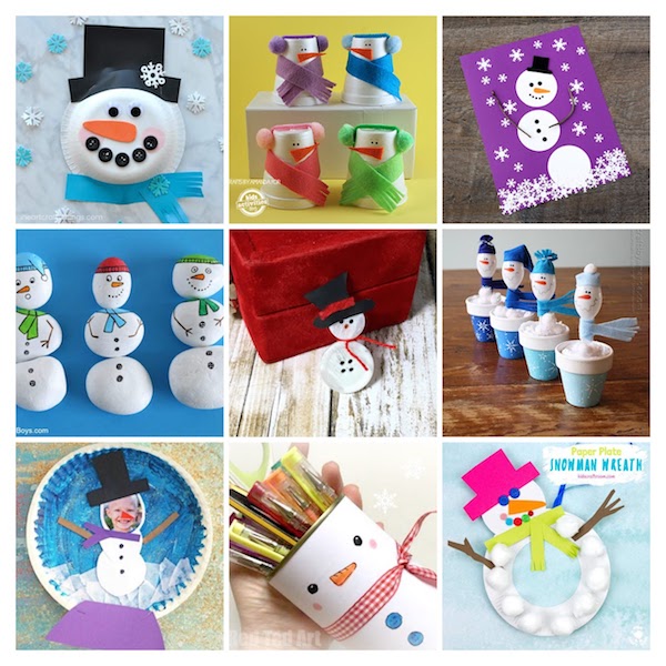 30 Easy Winter Crafts for Kids - The Joy of Sharing
