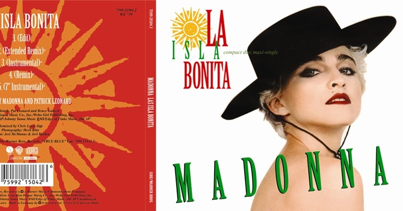 La Isla Bonita - Maxi Single Official Cover.