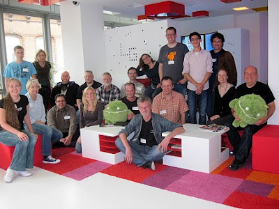 Foto der Teilnehmer des Google Top-Beitragenden-Treffens in Hamburg 2012