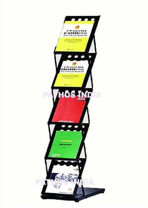 Magazine Rack For Office India Magazine Stand Black For Office Use Home Library Floor