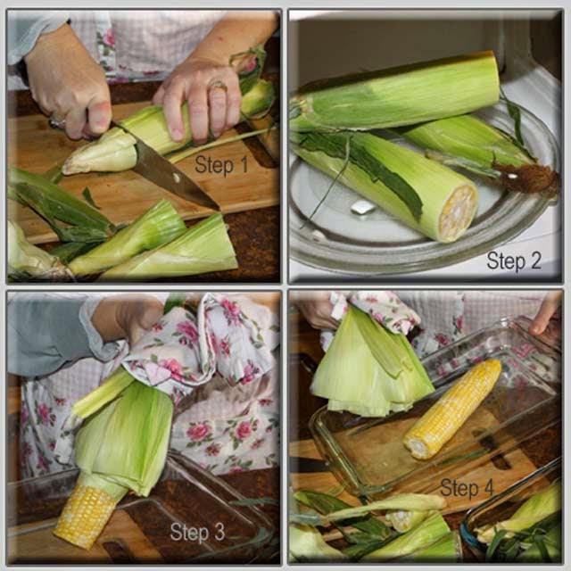 LivingAfterWLS Blog by Kaye Bailey Magical Corn Husking Solution