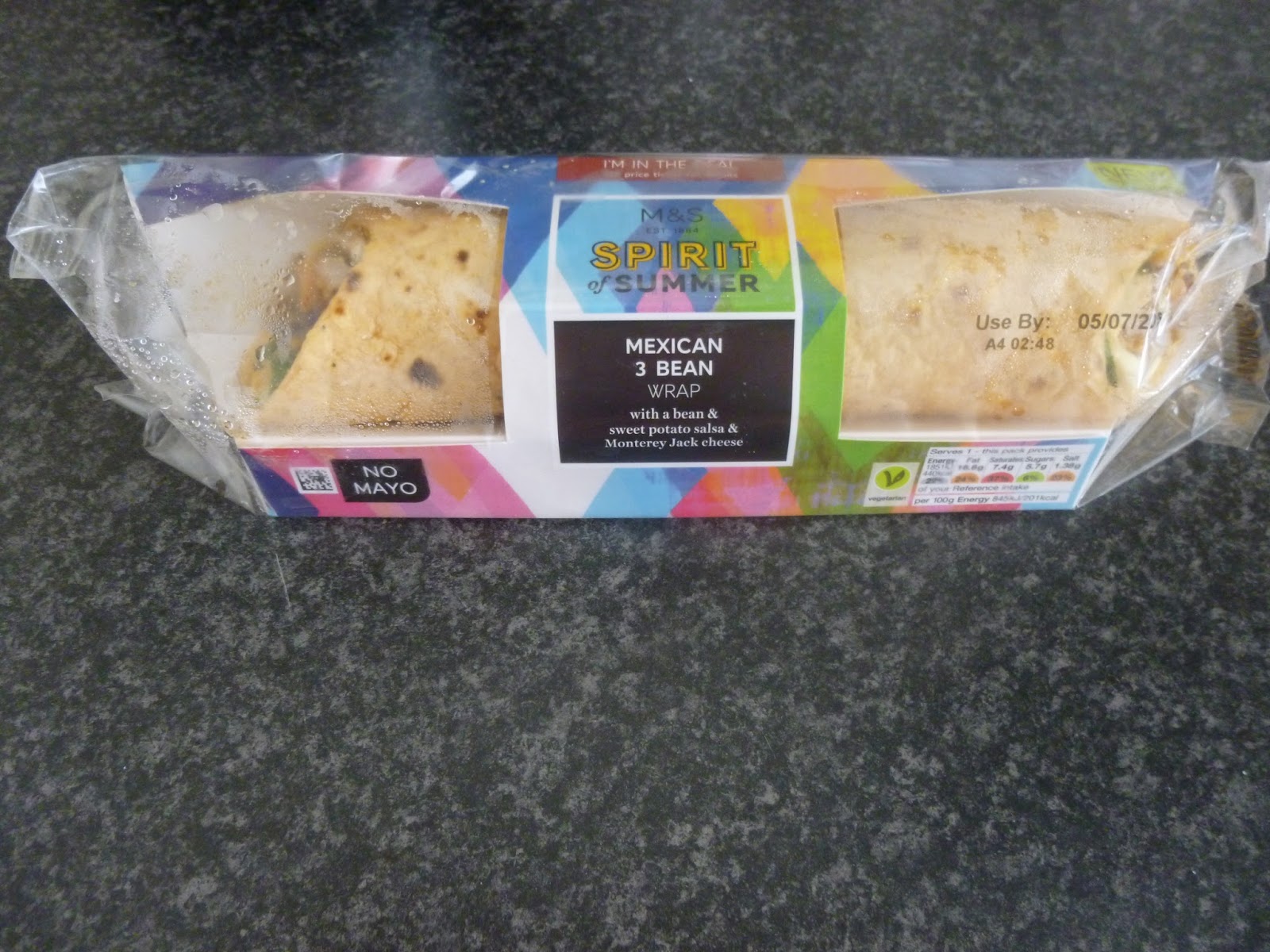 Marks & Spencer Food Reviews M&S Spirit of Summer Mexican 3 Bean Wrap