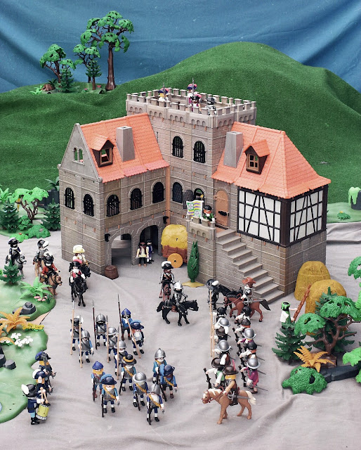 Playmobil custom XVII Century toy soldiers and diorama