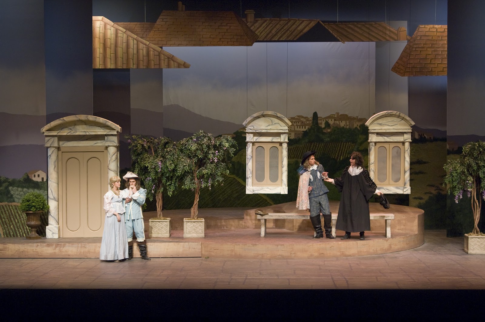 The Theatrical Designs of Gary Benson: The Taming of the Shrew--Scene ...