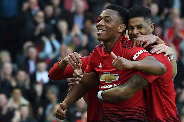 Marcus Rashford and Anthony Martial Manchester United 