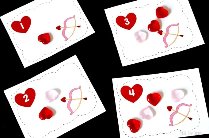 Valentines Math for Preschoolers