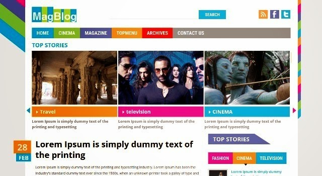 Mag Blog Bootstrap Template for Magazine