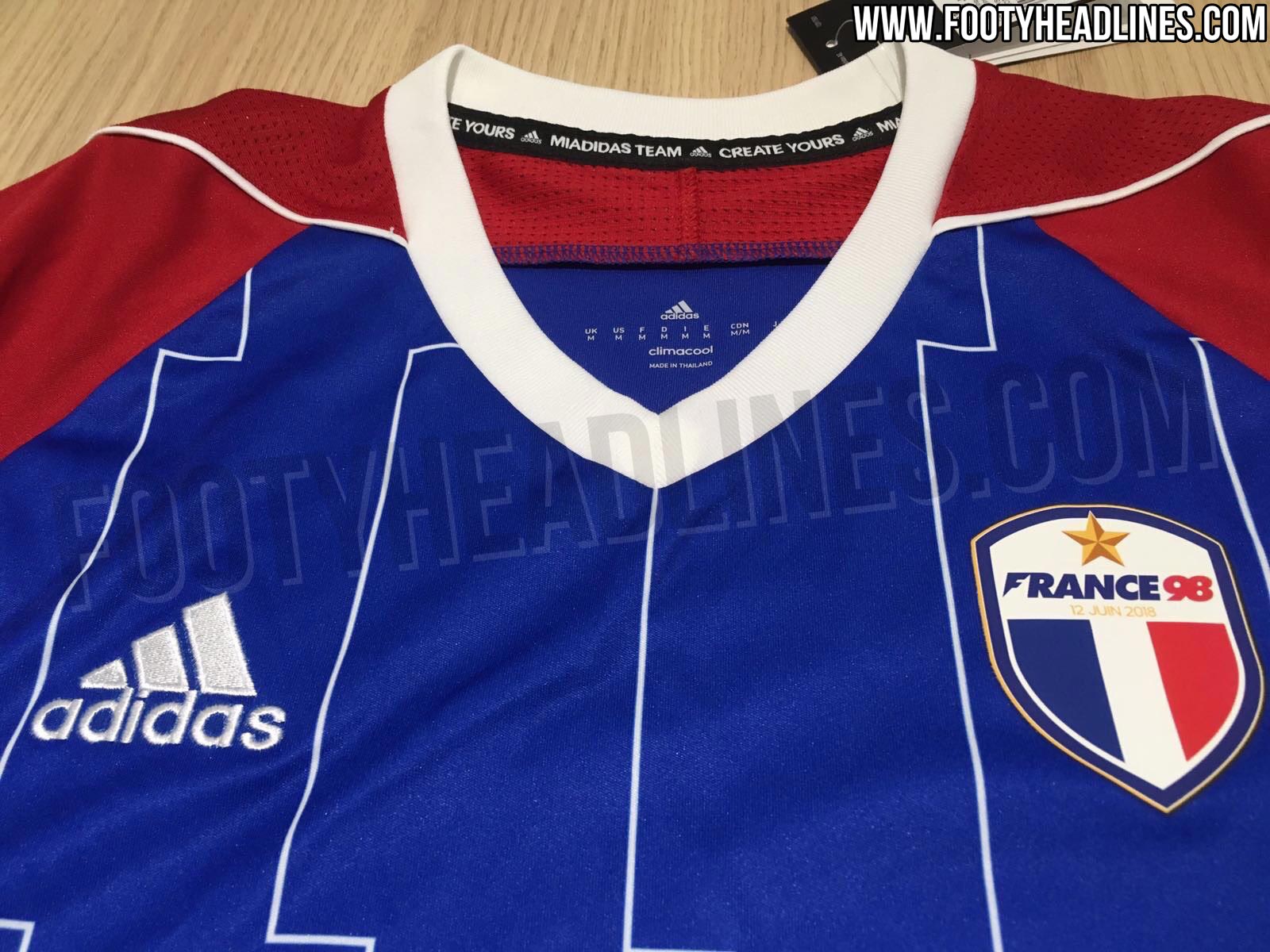 Horrible? Adidas France 1998 World Cup Special Edition Kit Revealed - Headlines