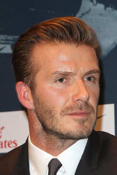 Hairstyle Photo: David Beckham Short Side Part Hairstyle Picture