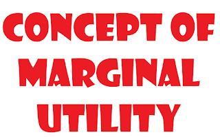 Concept of marginal utility