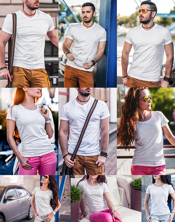 T-Shirt Fashion Mock-Up Download T-shirt Mockup PSD Terbaru Gratis - T-Shirt Fashion Mock-Up