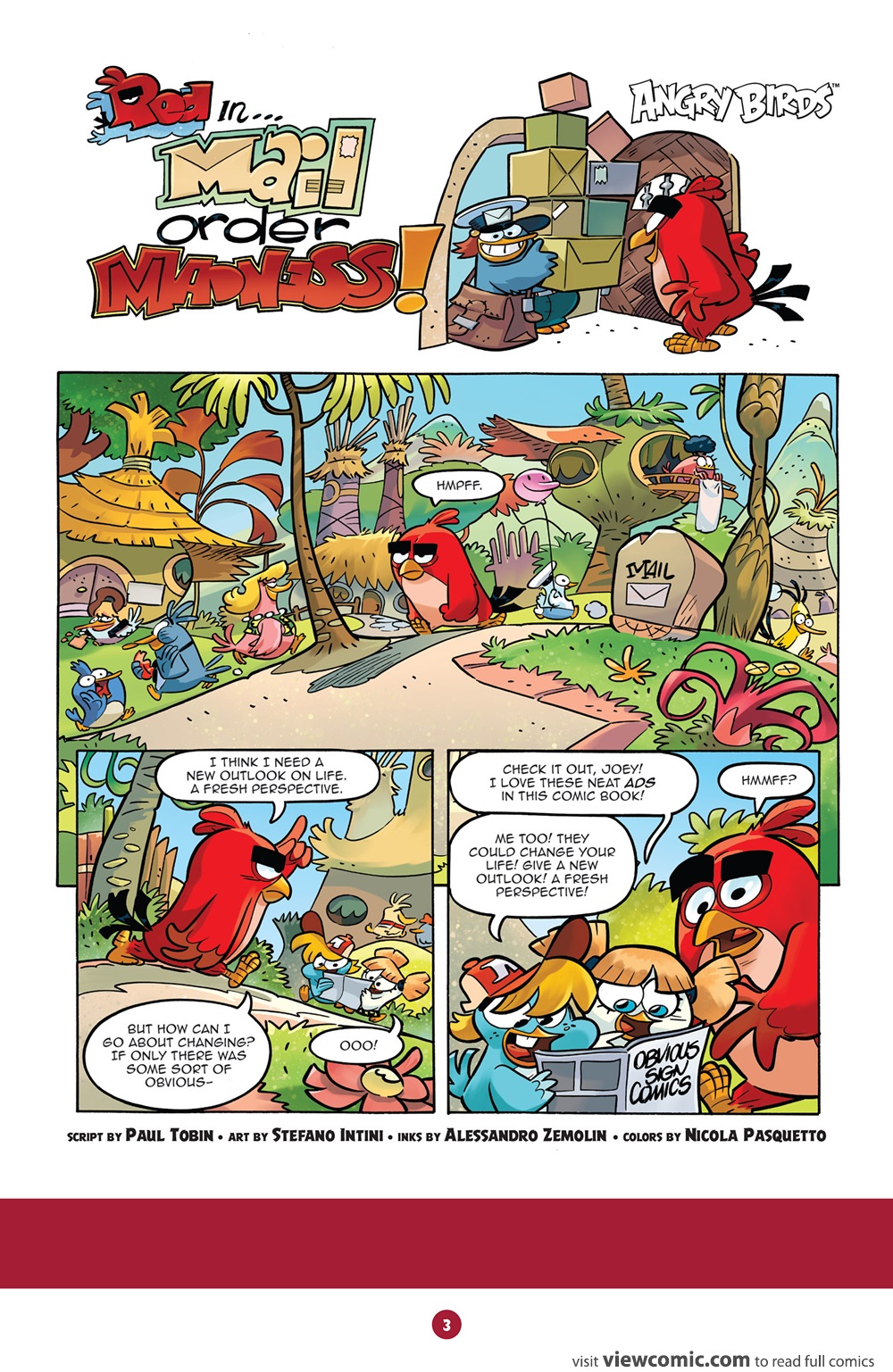 Angry Birds Comic Porn - Angry Birds â€“ Big Movie Eggstravaganza (2016) | Viewcomic reading comics  online for free 2019