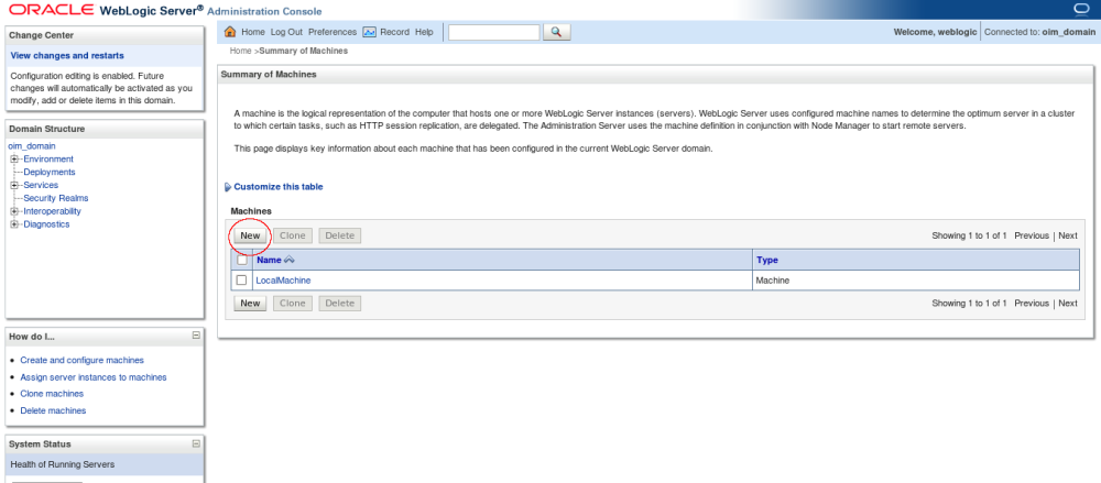 Oracle Stack: Configuring and Starting Node Manager