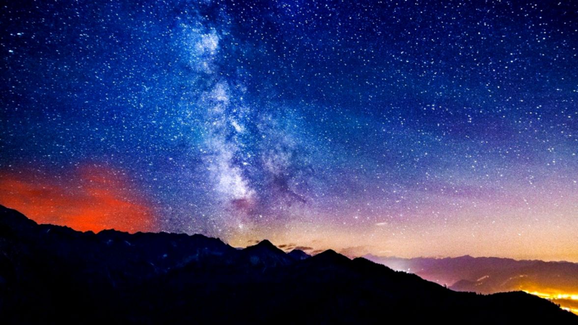 Starry night sky Wallpapers HD HD Desktop Wallpapers