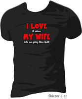 i love my wife Disc Golf Shirt