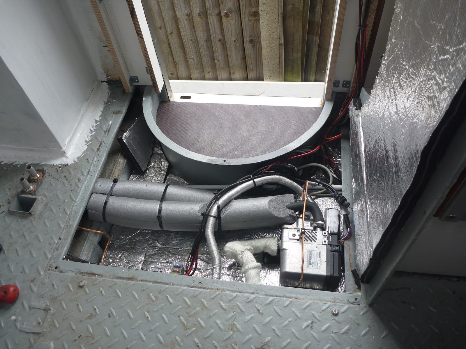 JIM THE TRUCK: Webasto Water Heater Installation