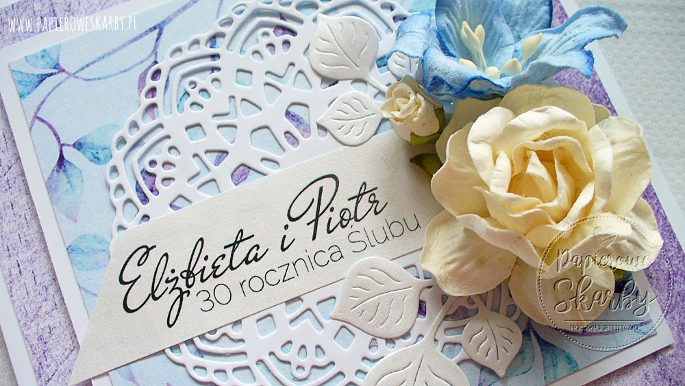 Perłowe Gody Elżbiety I Piotra Papierowe Skarby Scrapbooking