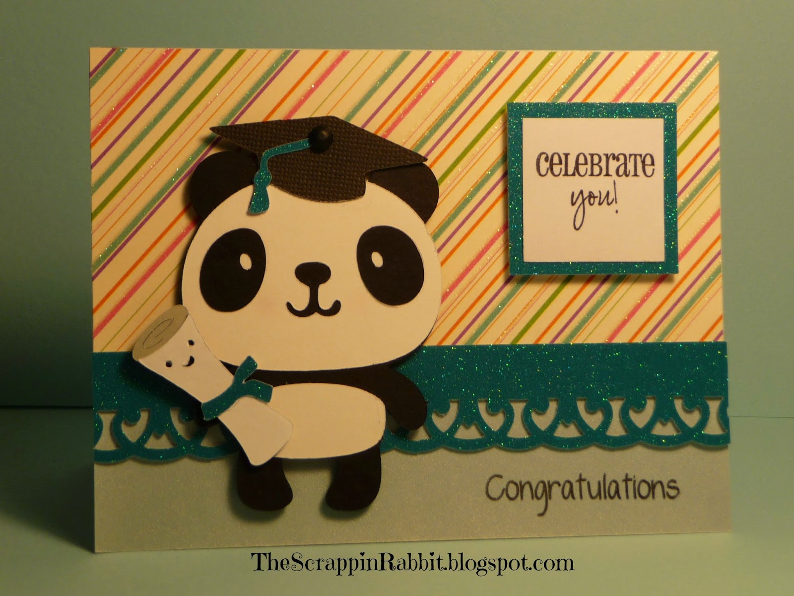 The Scrappin Rabbit: Cricut Panda Graduation