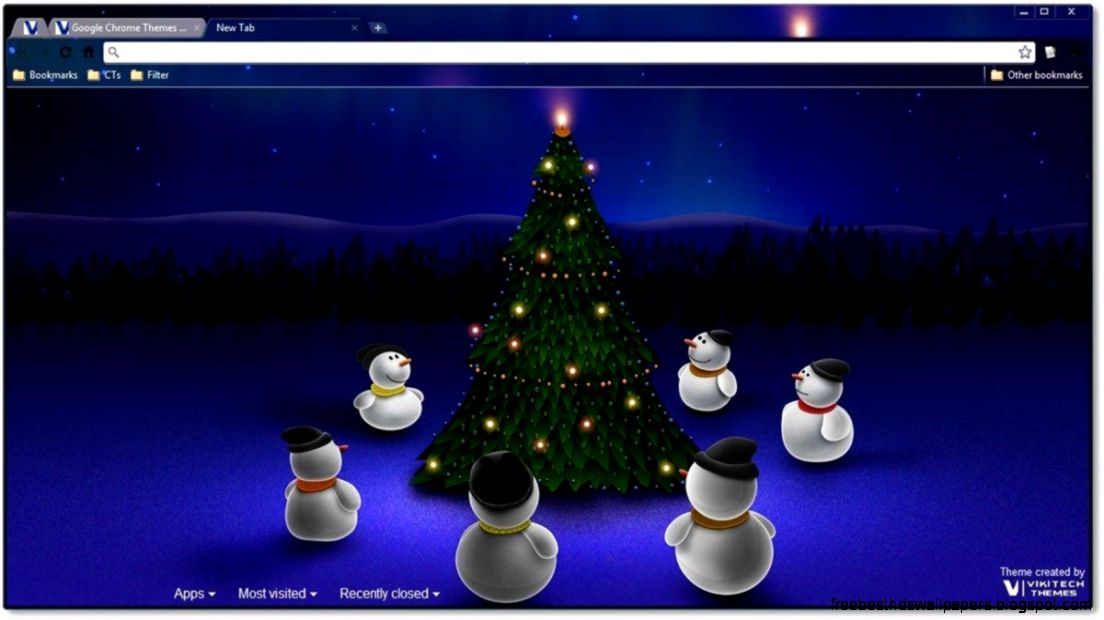 31 of the Most Festive Christmas Chrome Themes for 2013