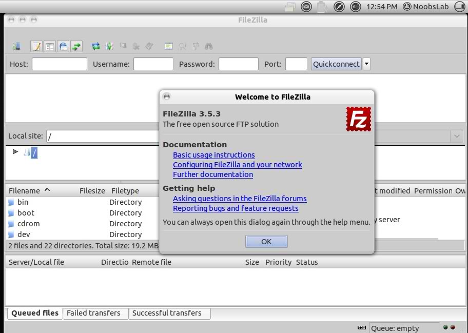 filezilla server linux install