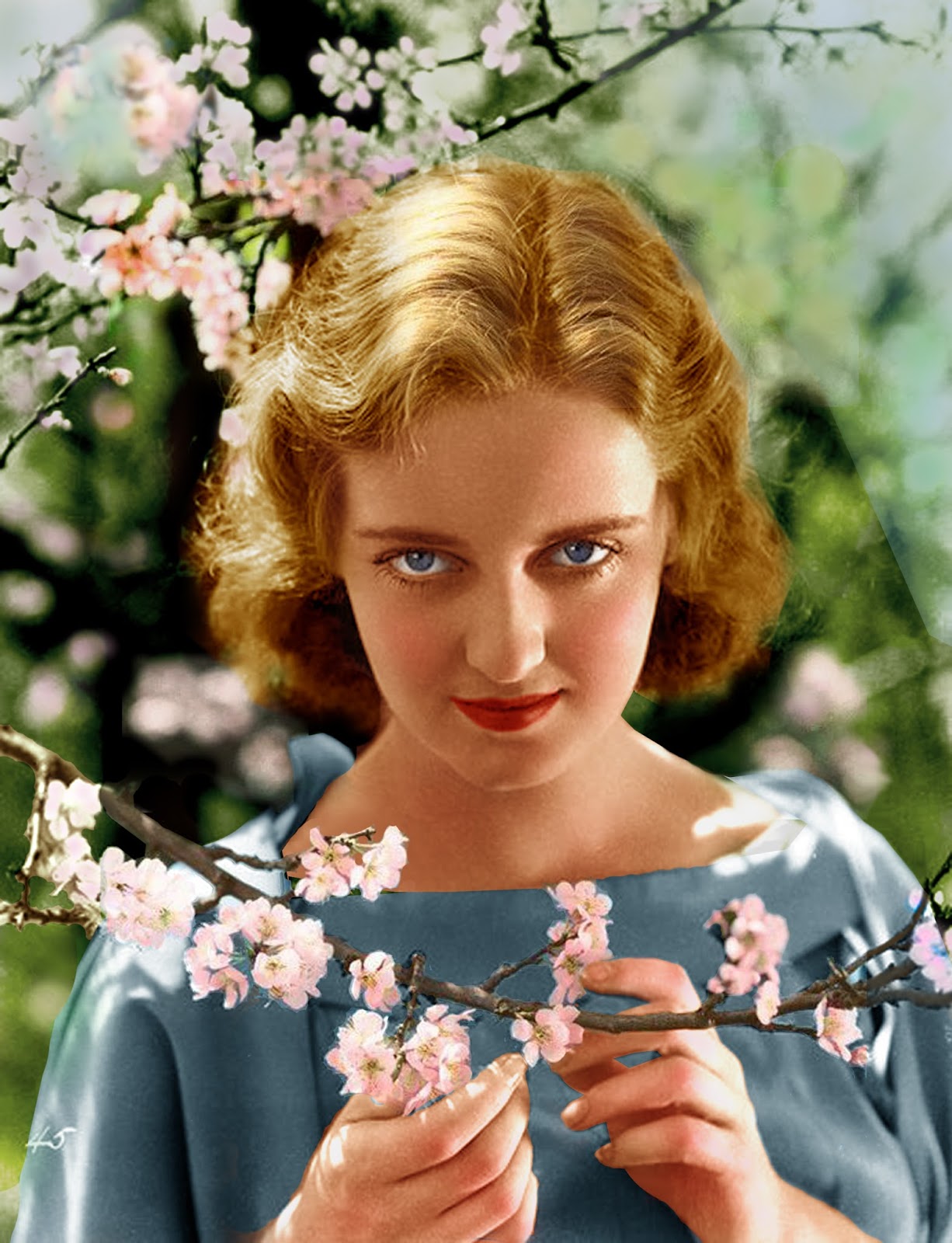 Colors for a Bygone Era: Colorized Bette Davis in her 20s