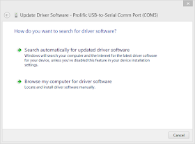 prolific usb to serial comm port this device cannot start