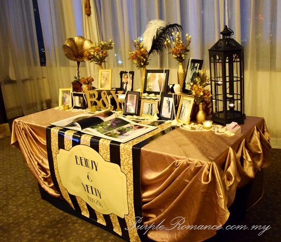 Gatsby Wedding Theme at Hatten Hotel Melaka | Purple Romance Event