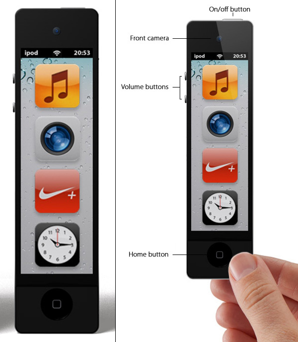 Konsep IPod Touch Oleh Enrico Penello Piye Yow Konsep IPod Touch Oleh Enrico Penello Piye Yow