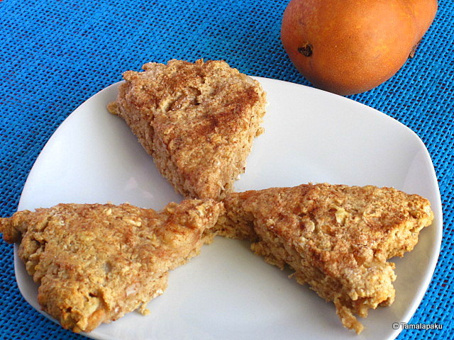 Eggless Oat And Pear Scones