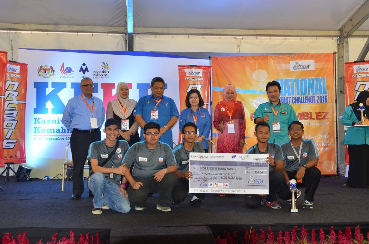 KELAB BELIA ROBOT: KEPUTUSAN RASMI NATIONAL ROBOT CHALLENGE 2016