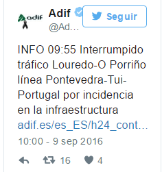 Para Adif un accidente con muertos y heridos es "una incidencia en la infraestructura"