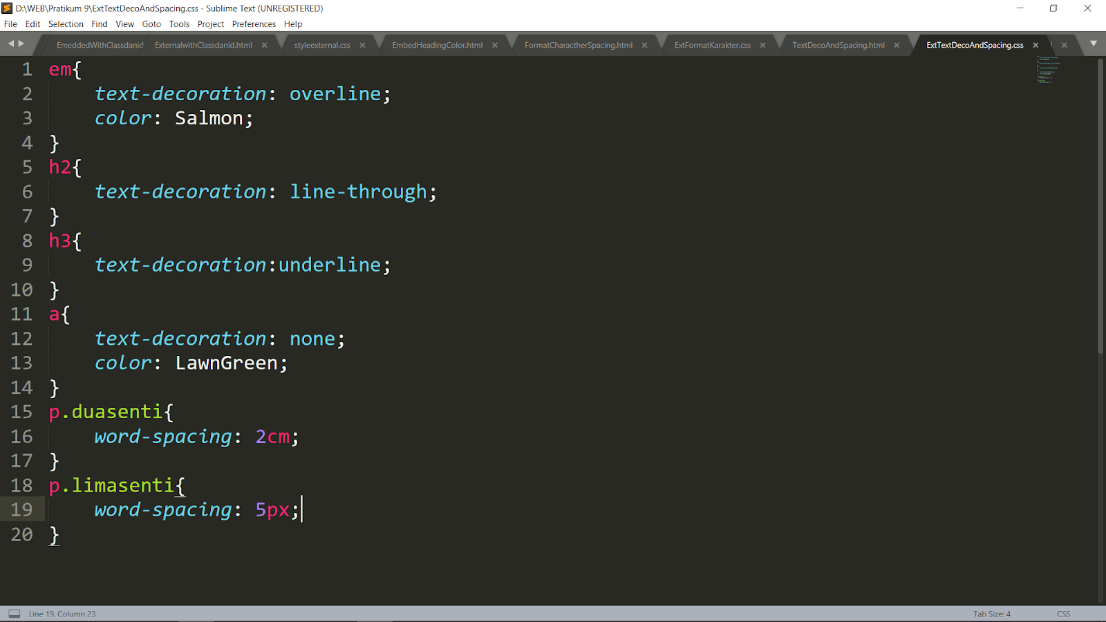 Contoh dari Casacading Style Sheet (CSS) - Serba Serbi Programming