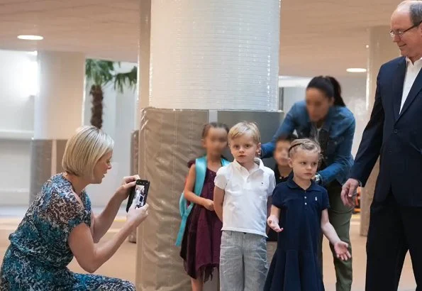 Prince Albert II, Princess Charlene, Crown Prince Jacques and Princess Gabriella