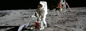 "Above and Beyond: NASA's Journey to Tomorrow" - Astronaut on the Moon