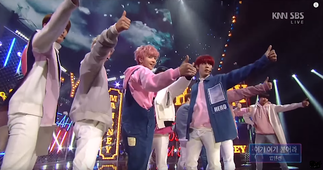 국방색이 오늘 컨셉인듯한 업텐션 음중무대ㅋㅋㅋㅋ | 인스티즈