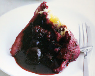Fruit of the Forest Steamed Pudding: Classic steamed pudding filled with frit of the forest served with a berry sauce