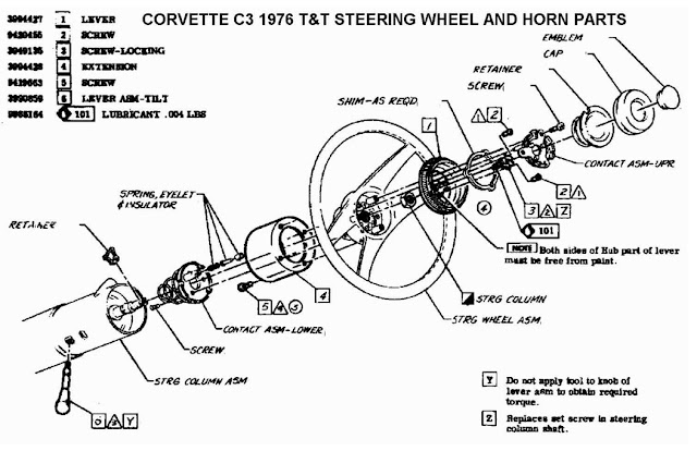 My 1976 Corvette Stingray: Restore, Detail, Fix, Drive ... 76 ford truck steering column wiring diagram 