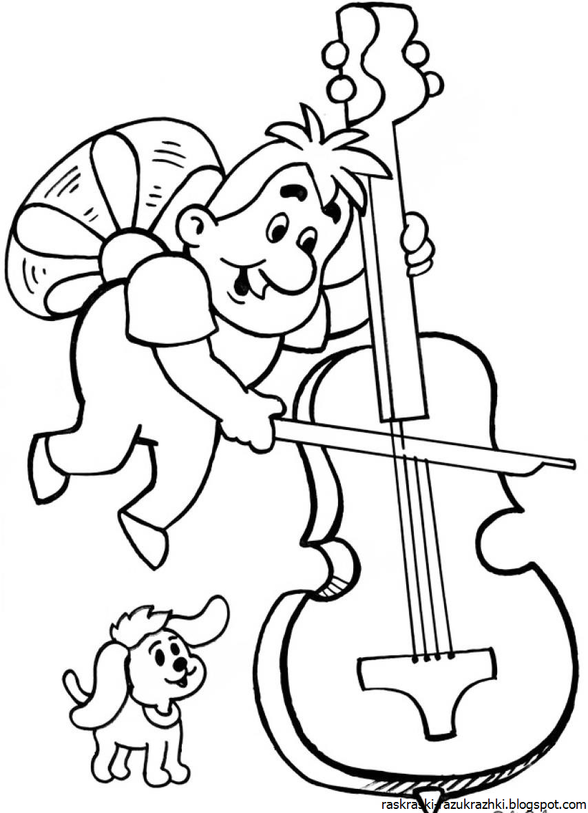 Музыкальные Картинки Раскраски – Telegraph