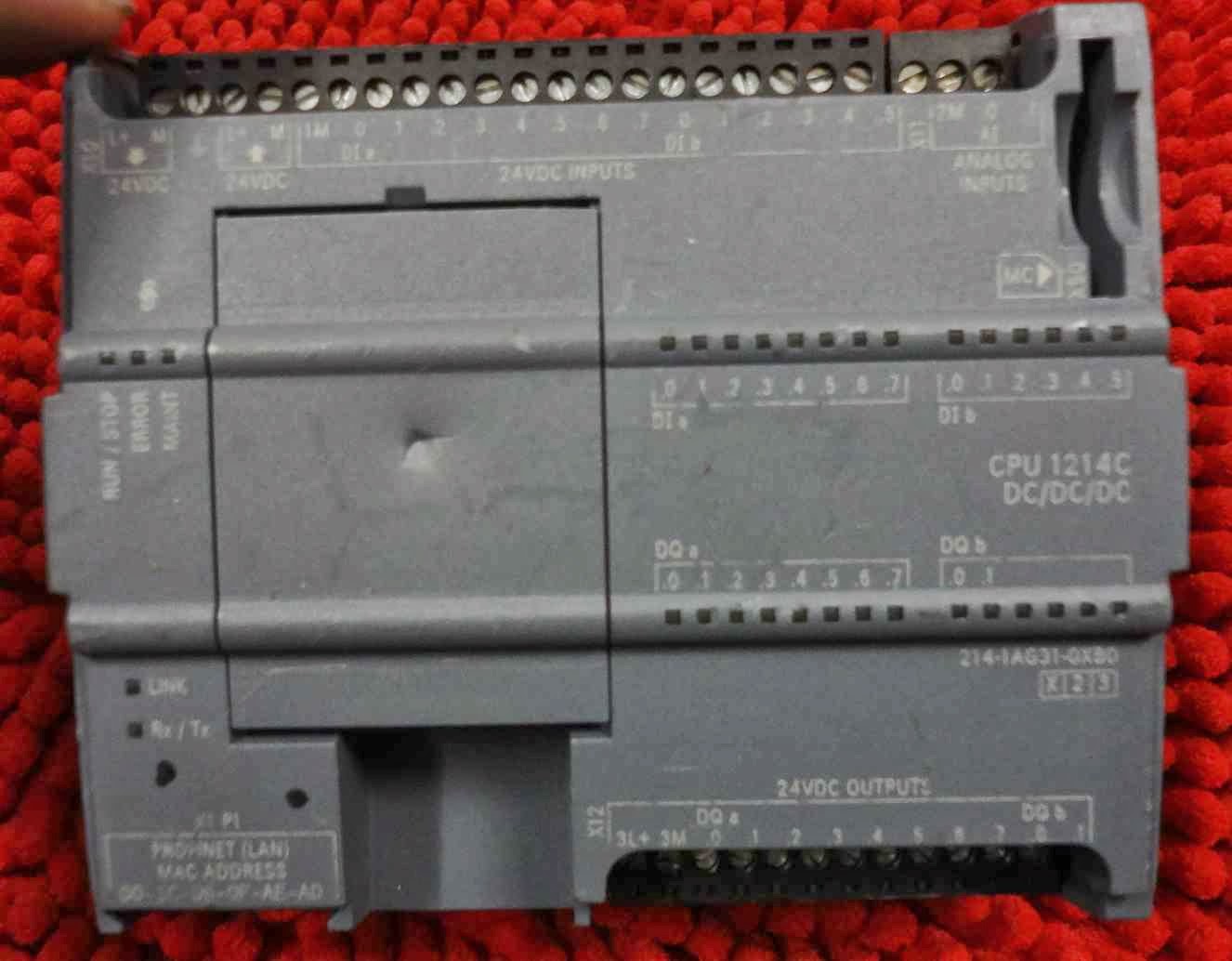 Siemens 6ES7 214-1AG31-0XB0 SIMATIC S7-1200, CPU 1214C, COMPACT CPU DC