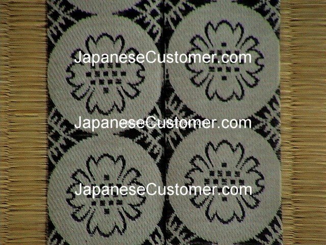 Design on Japanese tatami mat Copyright Peter Hanami 2005