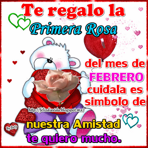 Resultado de imagen de primera rosa del mes de febrero"