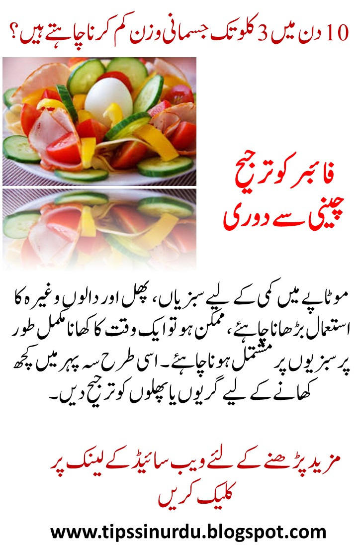 6 Tips to Quick Weight Loss Tips in Urdu Tips in Urdu